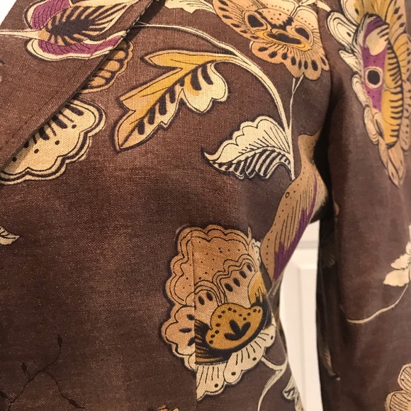 Etro floral linen jacket perfect for spring - Picture 5 of 6